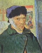 Self-Portrait with Bandaged Ear (nn04) Vincent Van Gogh